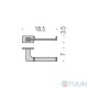Colombo B1608 Look Chrome Paper Holder