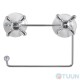 Arino Ventil toilet paper holder, steel, chrome