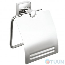 Trento Moderno Grande paper holder, glass+chrome