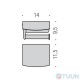 Paper holder with lid chrome Colombo B2891 Land
