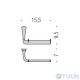Colombo B2808 Land chrome paper holder