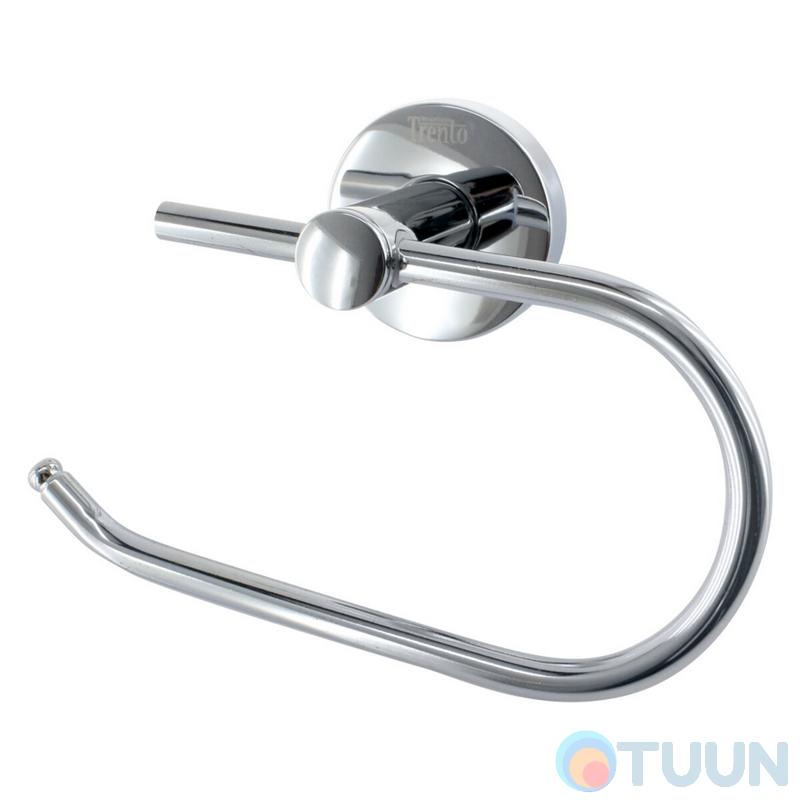 Trento Planet paper holder open, chrome