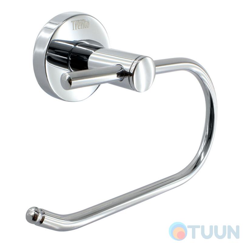 Trento Planet paper holder open, chrome