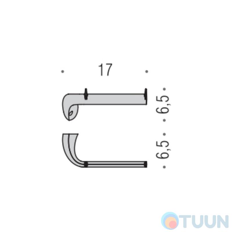 Colombo B2408 Chrome Paper Holder Link