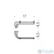 Colombo B2408 Chrome Paper Holder Link