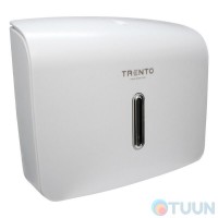 Роздавальник складаних паперових рушників Trento Figuro, ABS-пластик, білий