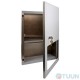 Folding paper towel dispenser, stainless steel, 400 sheets AE-5014