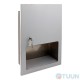 Folding paper towel dispenser, stainless steel, 400 sheets AE-5014