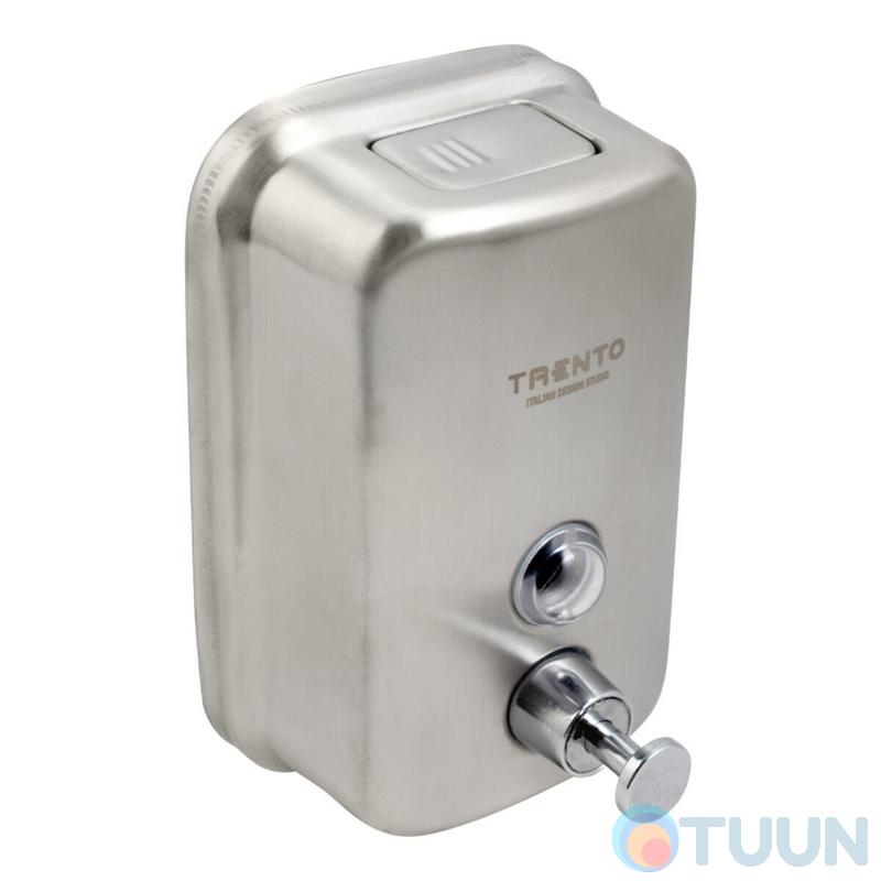 Trento liquid soap dispenser 0.5l, stainless steel, matte chrome