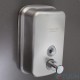 Trento liquid soap dispenser 0.5l, stainless steel, matte chrome