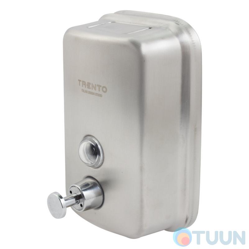 Trento liquid soap dispenser 0.5l, stainless steel, matte chrome