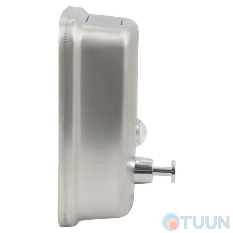 Trento liquid soap dispenser 0.5l, stainless steel, matte chrome