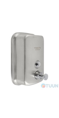 Trento liquid soap dispenser 0.5l, stainless steel, matte chrome