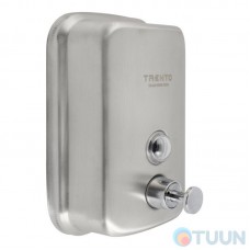 Trento liquid soap dispenser 0.5l, stainless steel, matte chrome