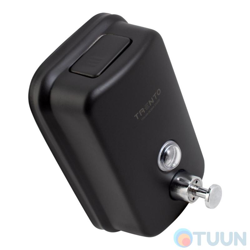 Trento liquid soap dispenser 0.5l, stainless steel, matte black