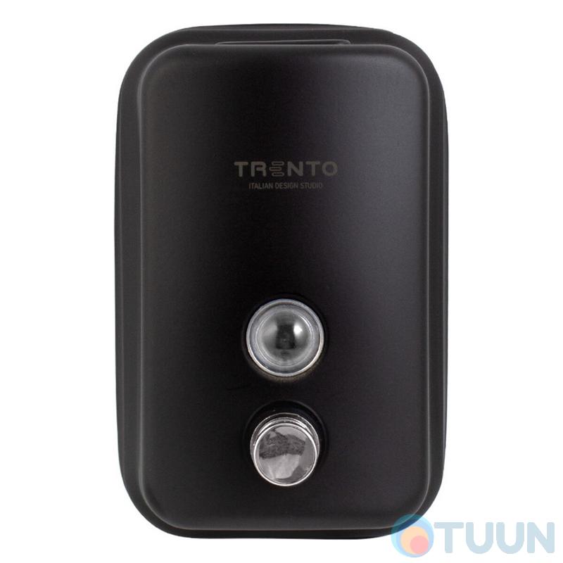 Trento liquid soap dispenser 0.5l, stainless steel, matte black