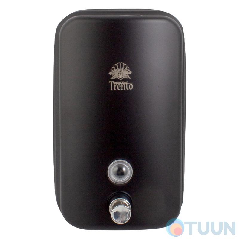 Trento liquid soap dispenser 1l, stainless steel, matte black