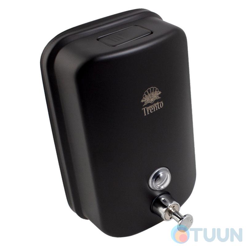 Trento liquid soap dispenser 1l, stainless steel, matte black