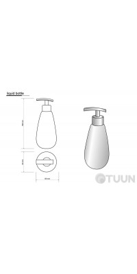 Terno Chiaro turquoise dispenser