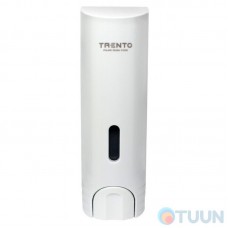 Trento Figuro liquid soap dispenser, 0.3 l, ABS plastic, white