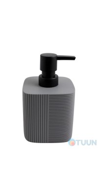 Trento Eclipse Grey liquid soap dispenser, polyrubber