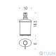 Colombo B9319 LandLiquid soap dispenser chrome