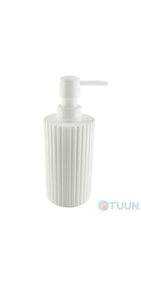 Arino Grezzo White liquid soap dispenser plastic, white