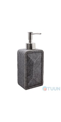 Trento Ermade liquid soap dispenser, gray, polyresin