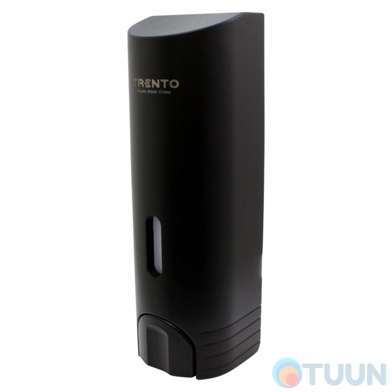 Trento Figuro liquid soap dispenser, 0.3 l, ABS plastic, black