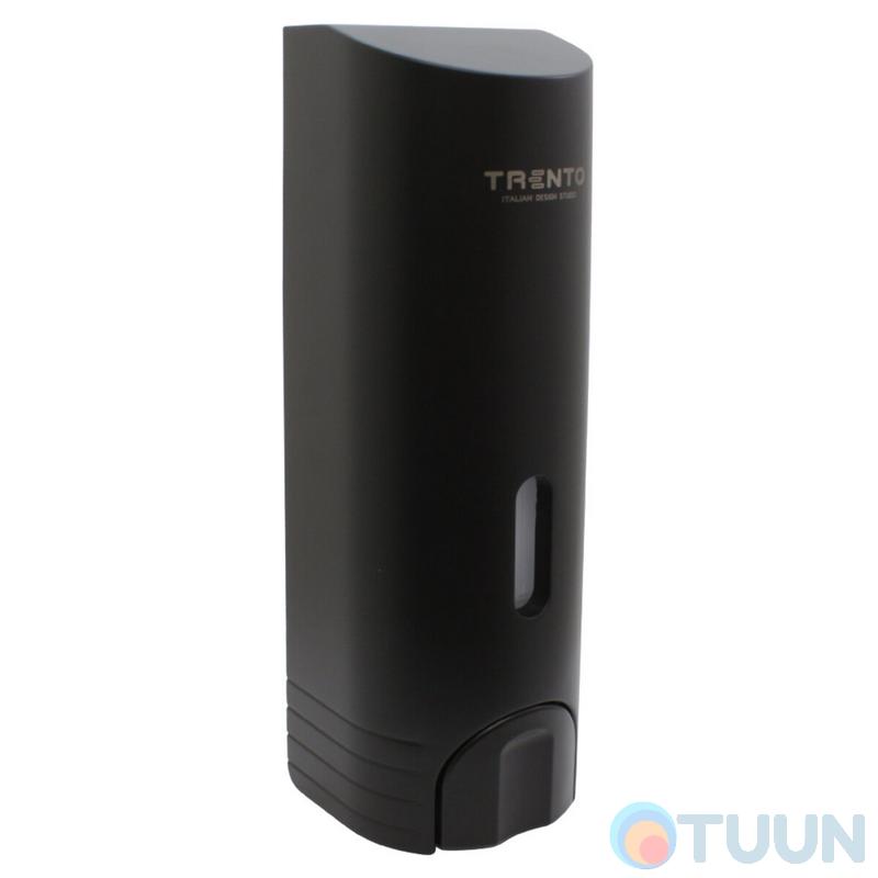 Trento Figuro liquid soap dispenser, 0.3 l, ABS plastic, black