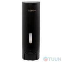 Дозатор жидкого мыла Trento Figuro, 0.3 л, ABS-пластик, черный