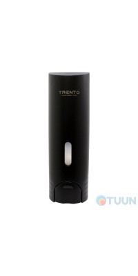 Trento Figuro liquid soap dispenser, 0.3 l, ABS plastic, black