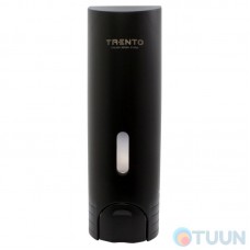 Trento Figuro liquid soap dispenser, 0.3 l, ABS plastic, black