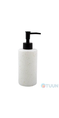 Arino Aurora White Liquid Soap Dispenser 350 ml, white, glass