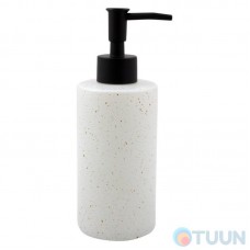 Arino Aurora White Liquid Soap Dispenser 350 ml, white, glass