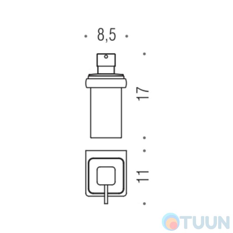 Colombo B9321 Lulu Dispenser chrome