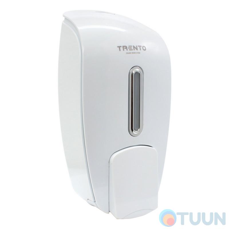 Trento Figuro liquid soap dispenser, 0.9 l, ABS plastic, white