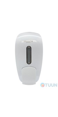 Trento Figuro liquid soap dispenser, 0.9 l, ABS plastic, white