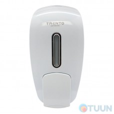 Trento Figuro liquid soap dispenser, 0.9 l, ABS plastic, white