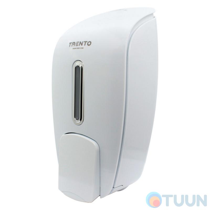 Trento Figuro liquid soap dispenser, 0.9 l, ABS plastic, white