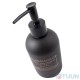 Arino Wednesday Black Liquid Soap Dispenser 410 ml, black, glass