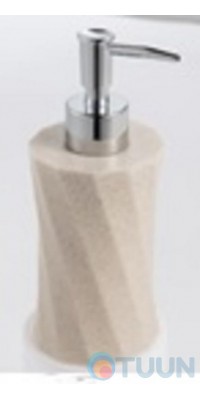 Trento Column liquid soap dispenser, sand, polygum