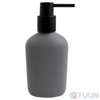 Дозатор рідкого мила Trento Zero Grey, полігума