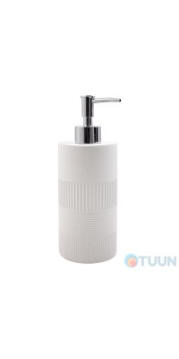 Trento Gesso liquid soap dispenser, ECO, white, diatomite