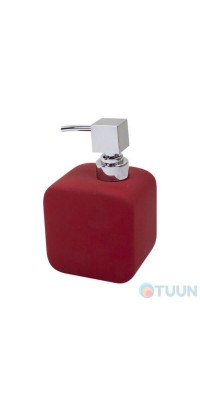 Pink liquid soap dispenser Trento Cubo