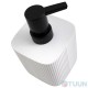 Дозатор рідкого мила Trento Eclipse White, полігума