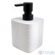 Дозатор рідкого мила Trento Eclipse White, полігума