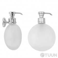 Colombo B9314 YogaLiquid soap dispenser hanging chrome / glass
