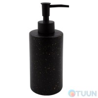 Arino Aurora Black Liquid Soap Dispenser 350 ml, black, glass