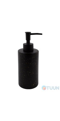 Arino Aurora Black Liquid Soap Dispenser 350 ml, black, glass